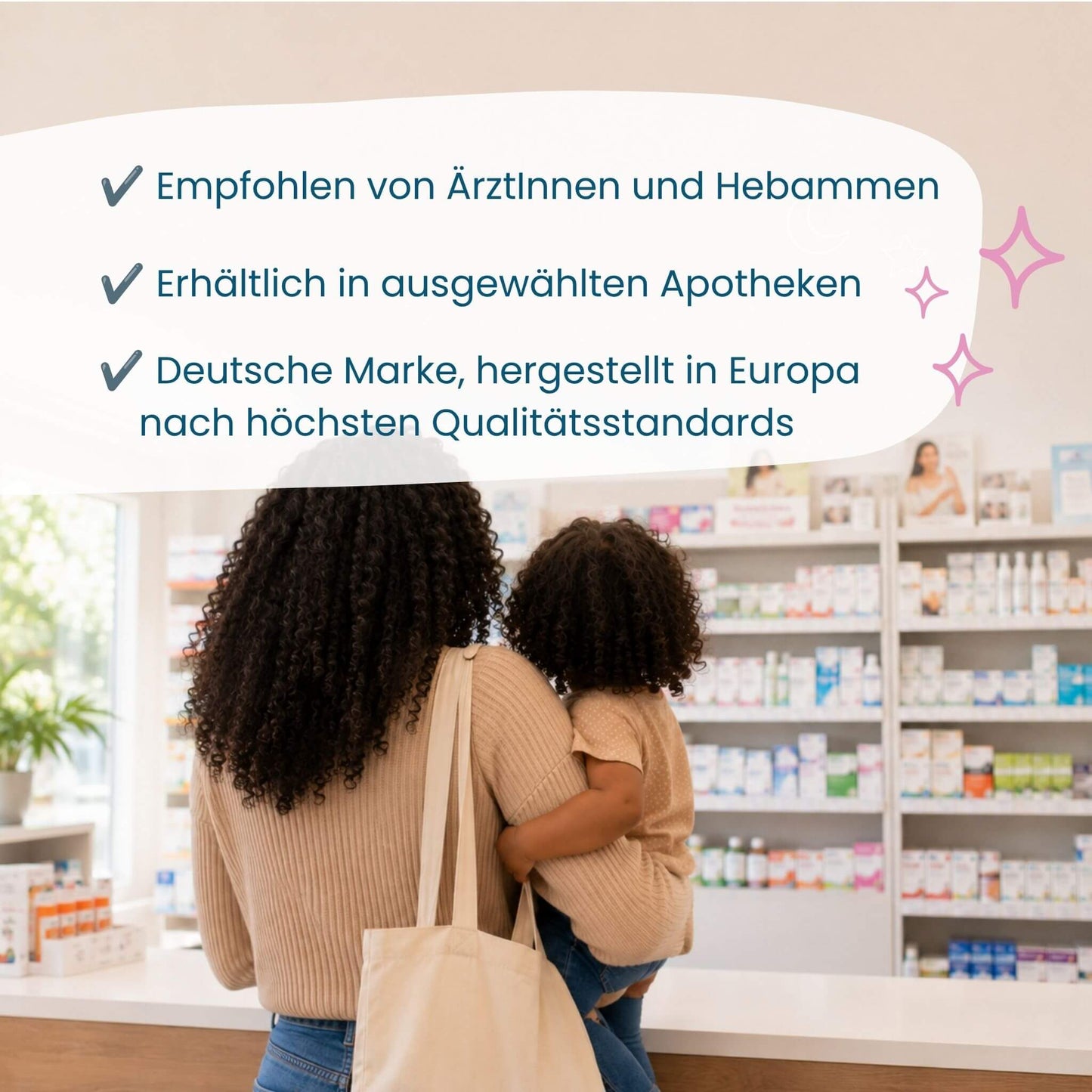 Mutter und Kind in der Apotheke, Immun Kur empfohlen von ÄrztInnen und Hebammen