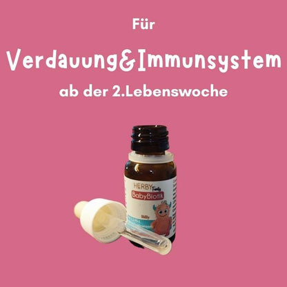 BabyBiotik Tropfen mit Pipette für die Verdauung und das Immunsystem ab der 2. Lebenswoche