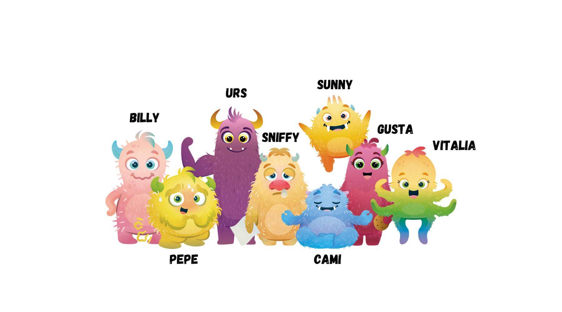 Herby Family Monster für die Kindergesundheit 