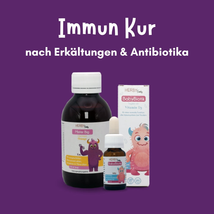 Immun Kur - Set von Herby Family nach Erkältung oder auch Antibiotikaeinnahme