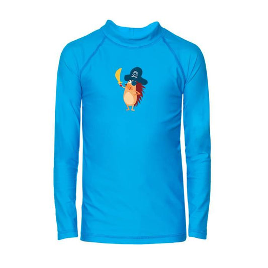 Kinder UV Langarm Shirt mit Igelchen - Hellblau - Herby FamilyKinder UV Langarm Shirt mit Igelchen - Hellblau