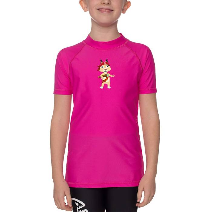 Kinder UV Shirt mit Eva - Pink - Herby FamilyKinder UV Shirt mit Eva - Pink